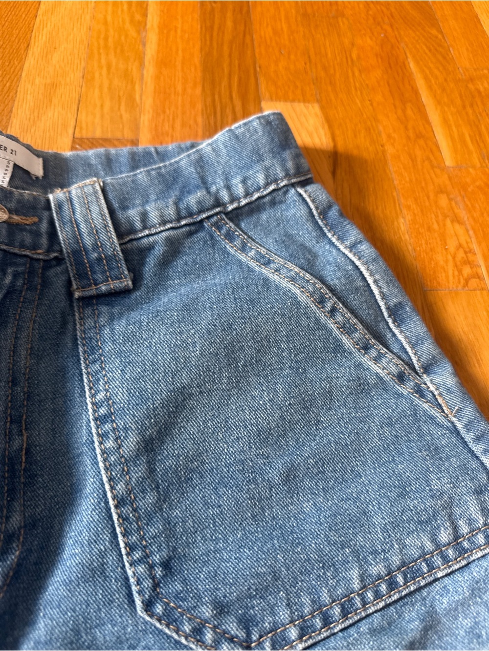 Forever 21 Light Blue Denim Kids Shorts